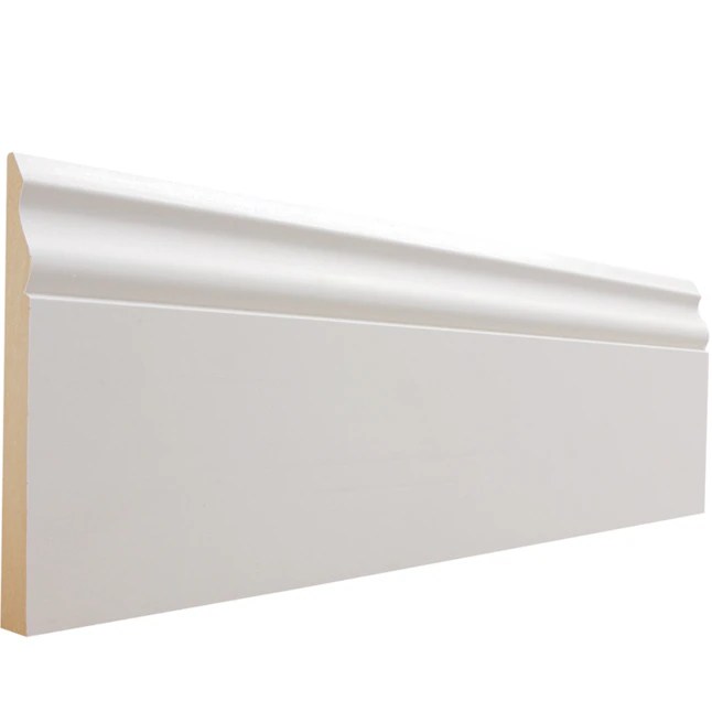 RELIABILT .5 in. x 3.25 in. x 8 ft Colonial Primed Pine Baseboard Moulding